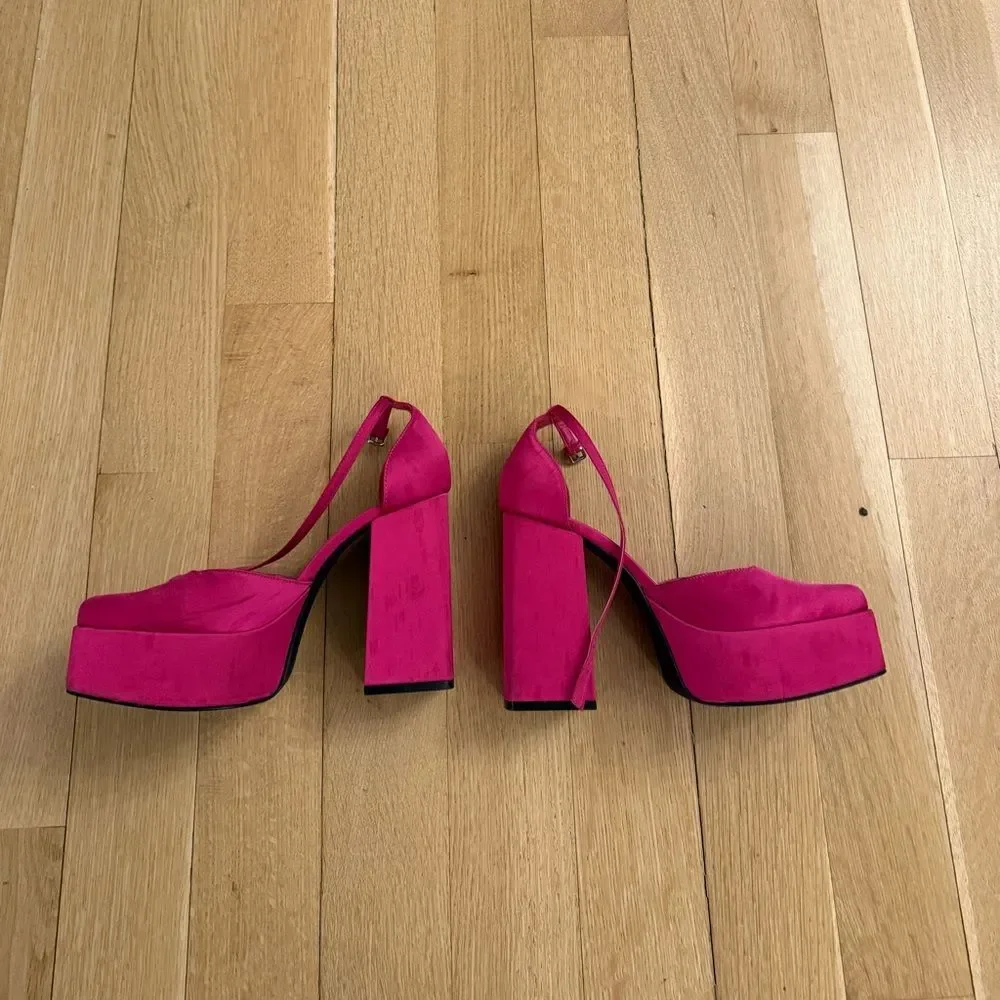 Women's Pink Platform Heels